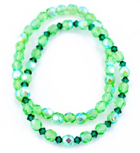 Adzo Double green bracelet set
